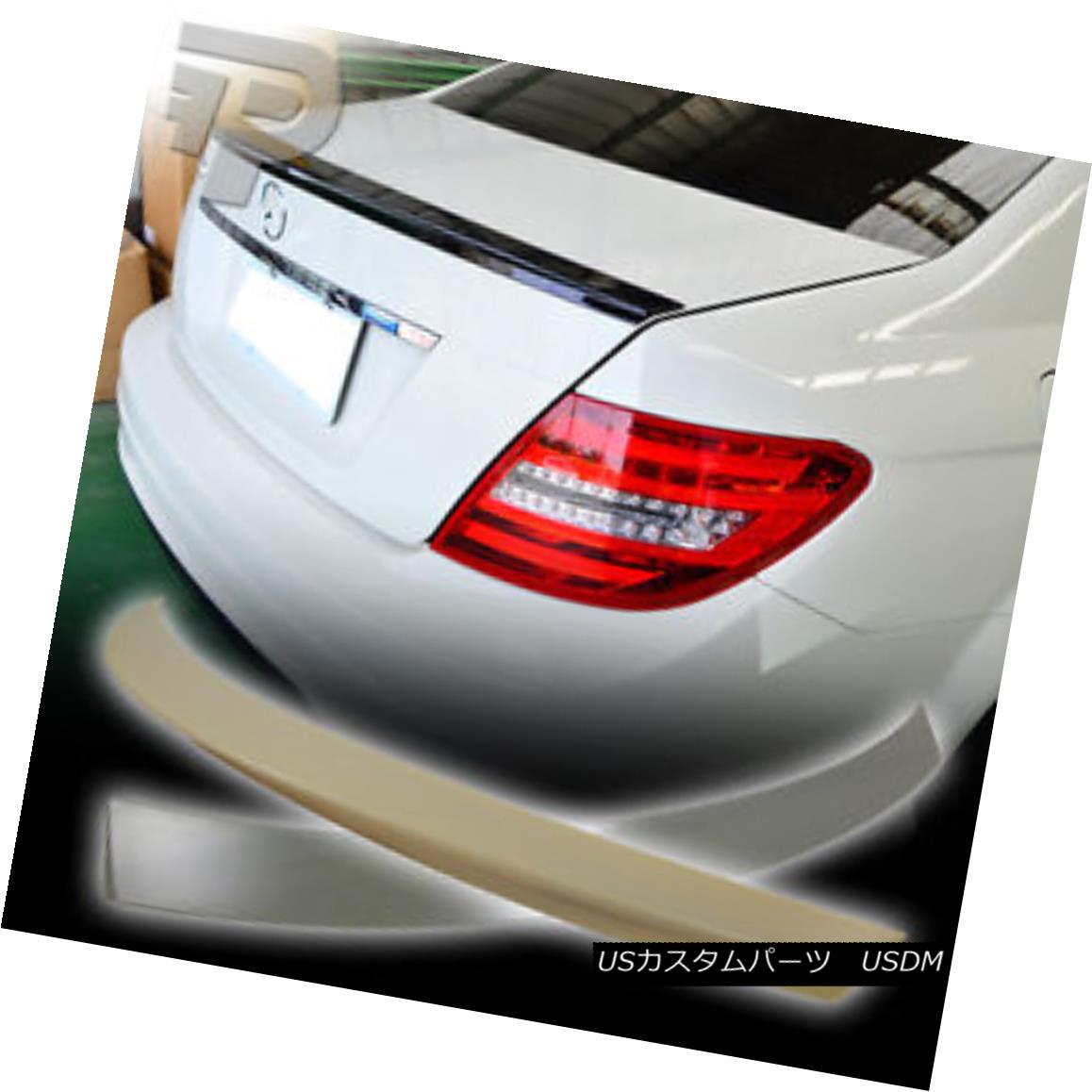 エアロパーツ Mercedes BENZ W204 SEDAN OE ROOF WING & D FACTORY TYPE TRUNK SPOILER BOOT ▼ メルセデスベンツW204セダンOEルーフウィング＆amp; D工場型トランク・スポイラー・ブーツ？ 【並行輸入品】