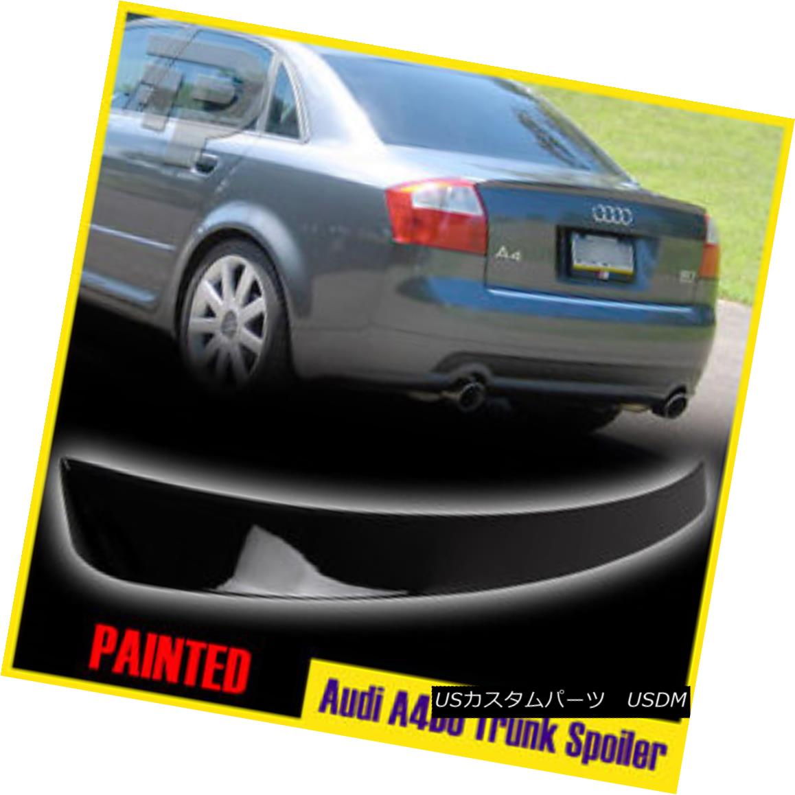 エアロパーツ Painted #LY9B AUDI Sedan 4D A4 B6 A-Type Rear Trunk Wing Spoiler 02-05 塗装済み＃LY9B AUDIセダン4D A4 B6 A型リアトランクウイングスポイラー02-05 【並行輸入品】