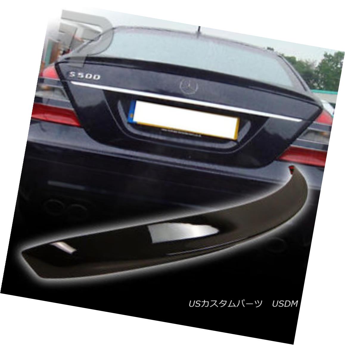 エアロパーツ PAINTED #197 BLACK FOR Mercedes BENZ W221 A TYPE BOOT TRUNK SPOILER ペイント＃197 BLACK FOR BERZ W221メルセデス・ベンツ・トゥーク・スポイラー 【並行輸入品】