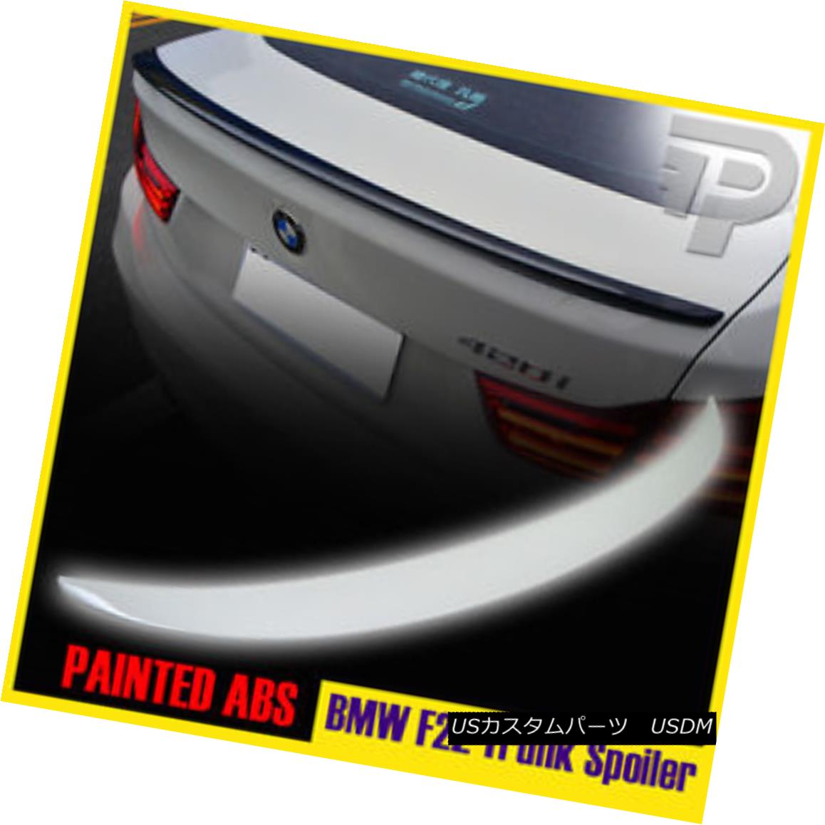 エアロパーツ PAINTED BMW 2-SERIES F22 PERFORMANCE TYPE BOOT TRUNK SPOILER 228i #300 ペイントされたBMW 2シリーズF22パフォーマンスタイプブーツトーンスポイラー228i＃300 【並行輸入品】