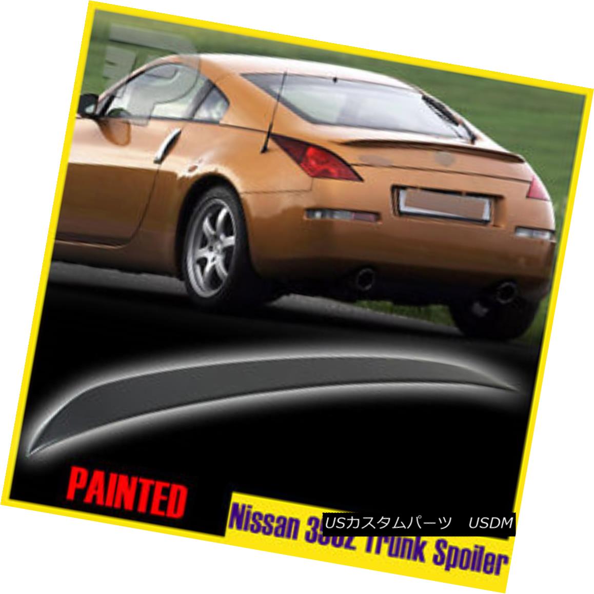 エアロパーツ Painted #WV2 03-08 For Nissan 2D 350Z Z33 OE-Style Rear Trunk Spoiler Wing 塗装済み＃WV2 03-08日産2D 350Z Z33用OEスタイルリアトランク・スポイラー・ウィング 【並行輸入品】