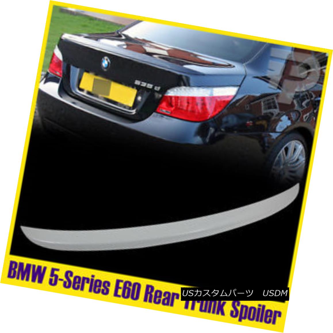 エアロパーツ Painted #300 Alpine White 5-Series E60 BMW Sedan Trunk Rear Wing Spoiler 04-10 ペイント＃300アルパインホワイト5シリーズE60 BMWセダントランクリアウィングスポイラー04-10 【並行輸入品】 66,671円