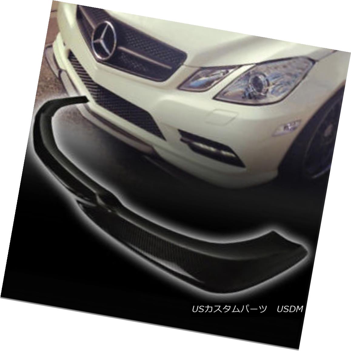 エアロパーツ Carbon Fiber MERCEDES BENZ W212 Godhand Front Sport Bumper Lip Spoiler カーボンファイバーMERCEDES BENZ W212ゴッドハンドフロントスポーツバンパーリップスポイラー 【並行輸入品】