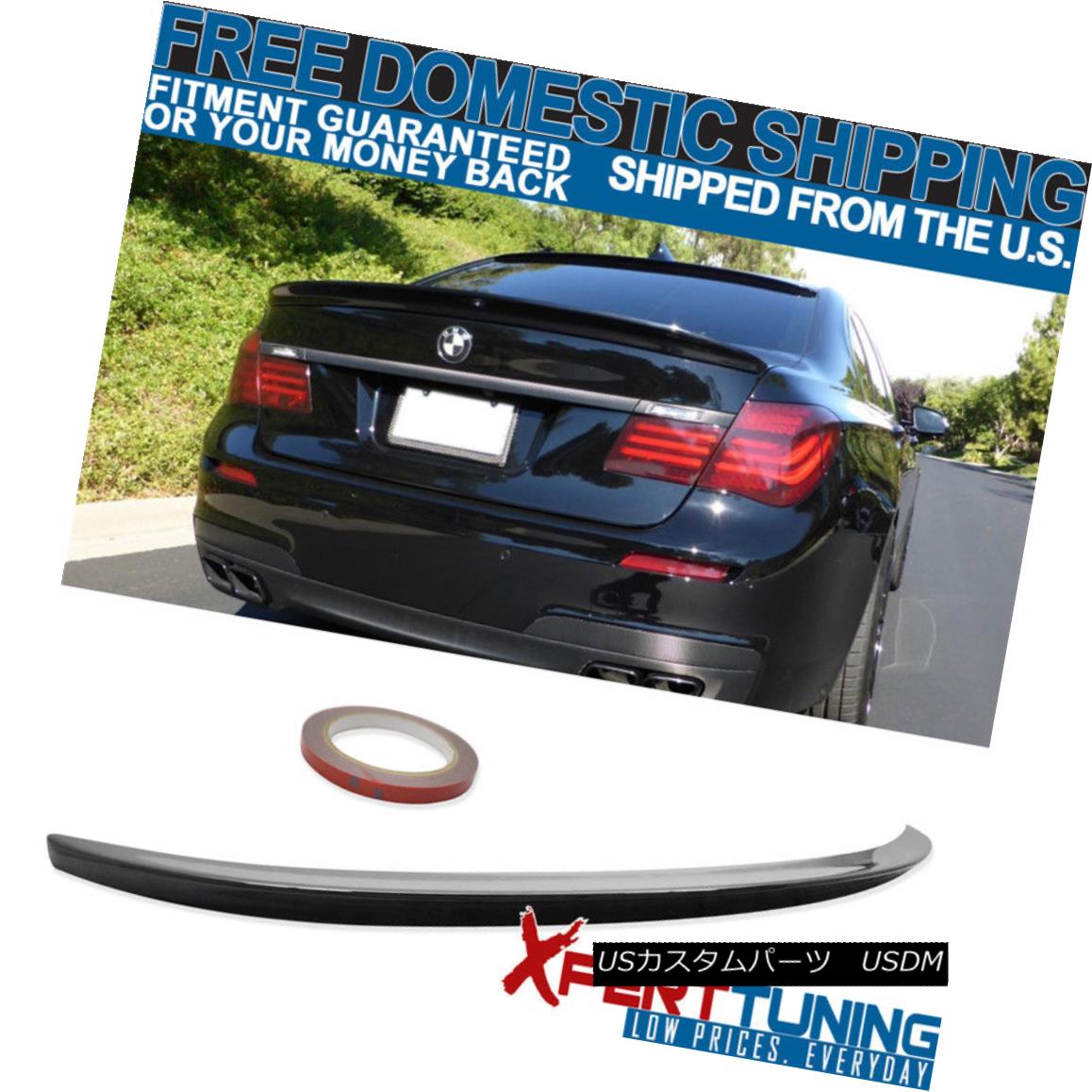 エアロパーツ FIT 09-15 BMW 7 Series F01 AC Trunk Spoiler Painted Black Sapphire Metallic #475 FIT 09-15 BMW 7シリーズF01 ACトランク・スポイラー・ブラック・サファイア・メタリック＃475 【並行輸入品】