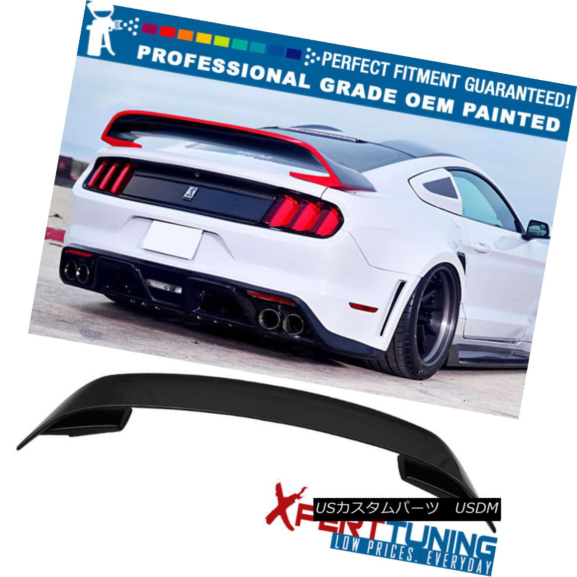 エアロパーツ 15-18 Ford Mustang GT350 V2 Painted Trunk Spoiler - OEM Painted Color 15-18フォードマスタングGT350 V2塗装トランクスポイラー - OEM塗装色 【並行輸入品】