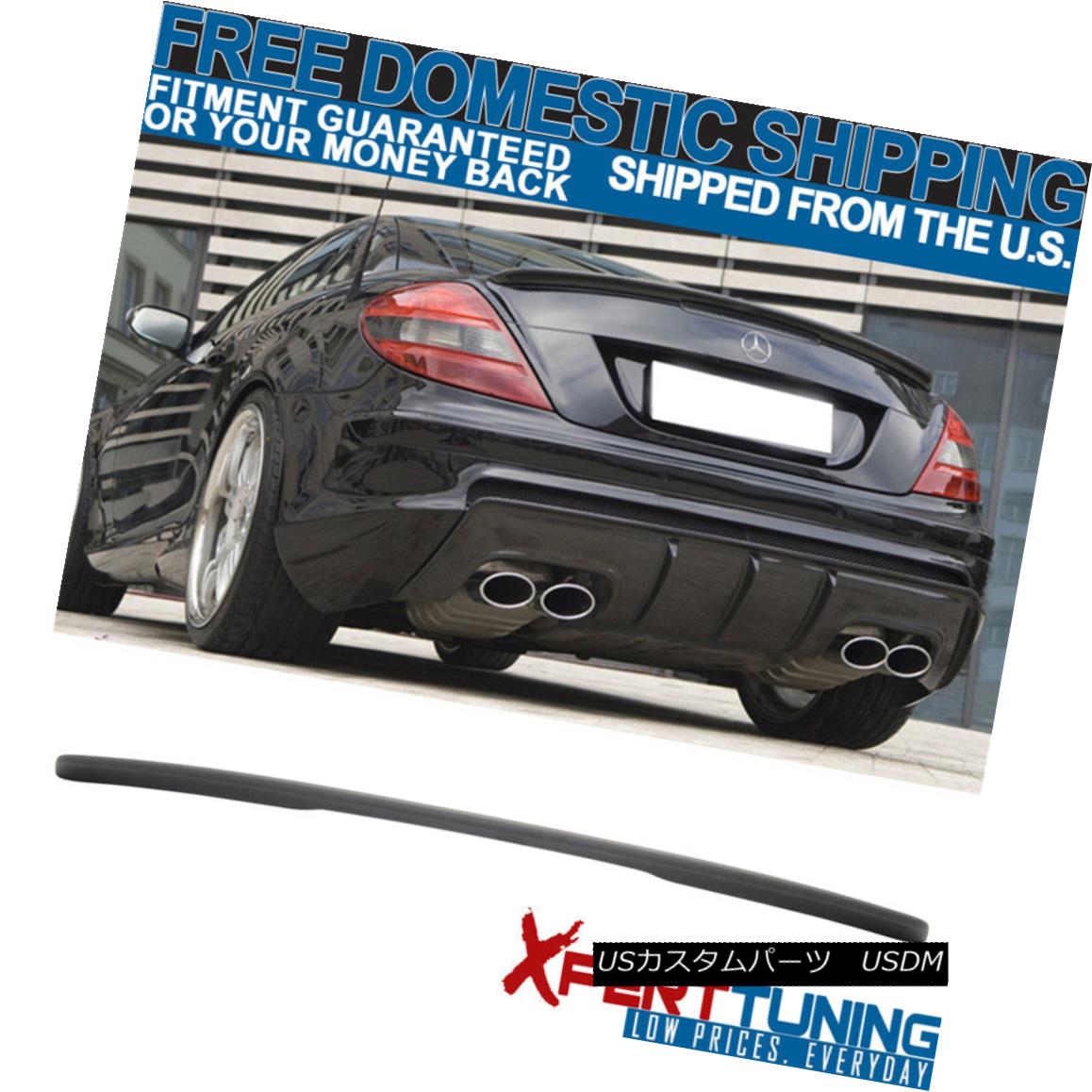 エアロパーツ 05 06 07 08 09 10 Benz R171 SLK-Class Trunk Spoiler Painted Matte Black - ABS 05 06 07 08 09 10ベンツR171 SLKクラストランクスポイラー塗装マットブラック - ABS 【並行輸入品】
