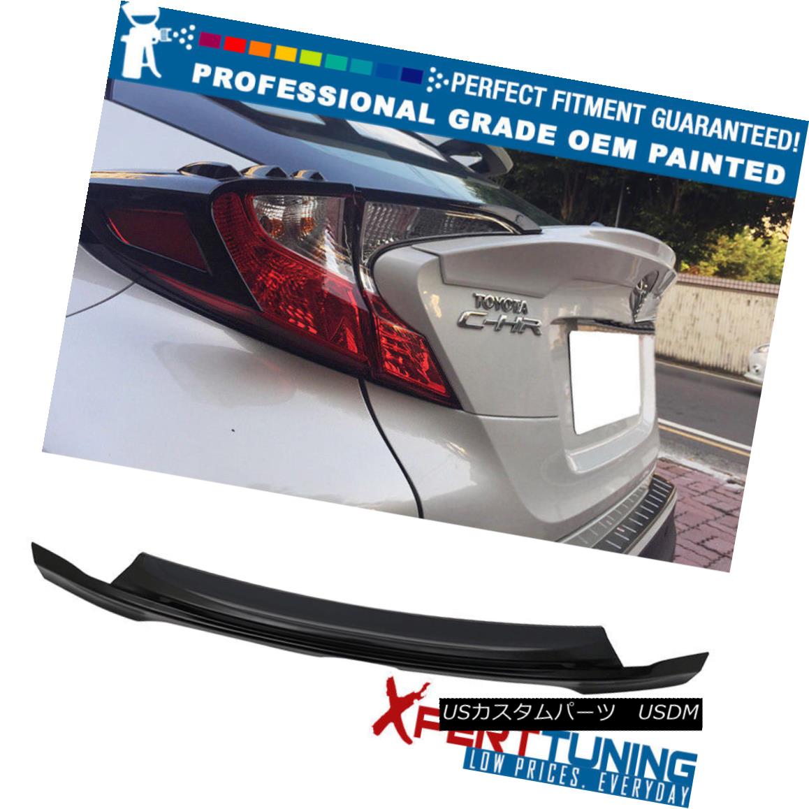 エアロパーツ Fits 17-18 Toyota CHR C-HR ARS Style Trunk Spoiler - OEM Painted Color フィット17-18トヨタCHR C-HR ARSスタイルトランクスポイラー - OEM塗装色 【並行輸入品】｜カスタムパーツ WORLD倉庫