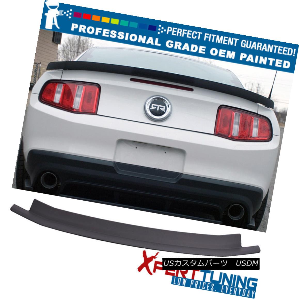 エアロパーツ 10-14 Ford Mustang Painted ABS Trunk Spoiler - OEM Painted Color 10-14フォードマスタング塗装ABSトランクスポイラー - OEM塗装色 【並行輸入品】｜カスタムパーツ WORLD倉庫