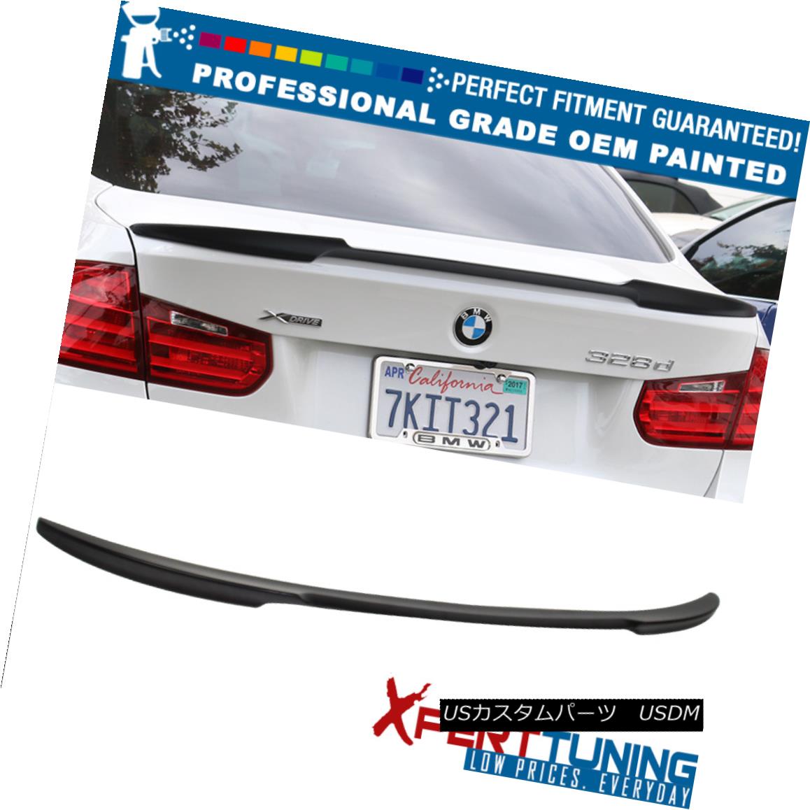 エアロパーツ 14-18 3 Series F80 M3 F30 V Style Painted Trunk Spoiler - OEM Painted Color 14-18 3シリーズF80 M3 F30 Vスタイル塗装トランク・スポイラー - OEM塗装色 【並行輸入品】