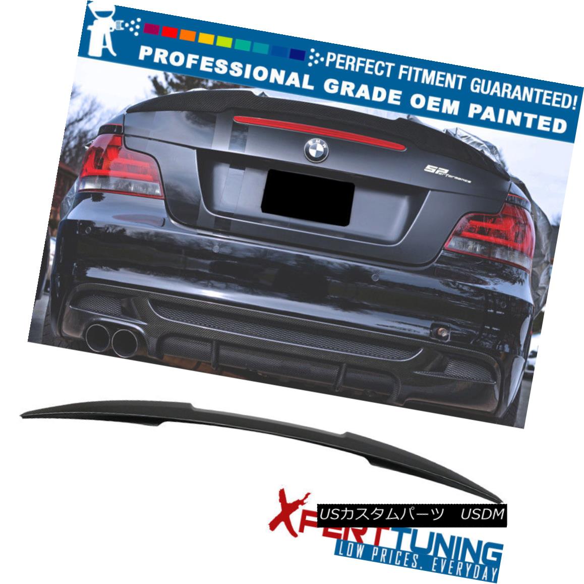 エアロパーツ 07-13 BMW 1-Series E82 Coupe M4 Style ABS Trunk Spoiler - OEM Painted Color 07-13 BMW 1シリーズE82クーペM4スタイルABSトランク・スポイラー - OEM塗装色 【並行輸入品】｜カスタムパーツ WORLD倉庫