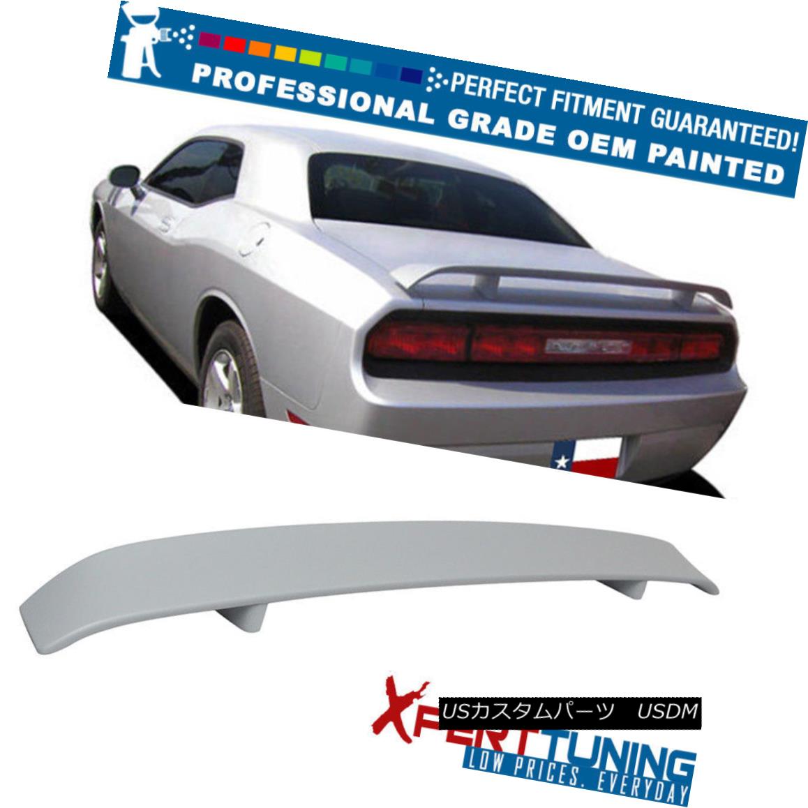 エアロパーツ 08-16 Dodge Challenger OE Style Painted ABS Trunk Spoiler - OEM Painted Color 08-16ドッジチャレンジャーOEスタイル塗装ABSトランクスポイラー - OEM塗装カラー 【並行輸入品】