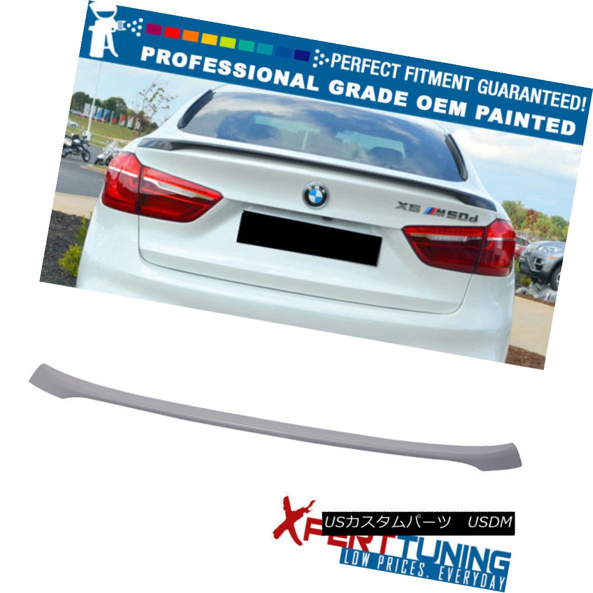 エアロパーツ 16-17 X6 F86 X6M F16 Lift Performance ABS Trunk Spoiler - OEM Painted Color 16-17 X6 F86 X6M F16リフト性能ABSトランク・スポイラー - OEM塗装色 【並行輸入品】
