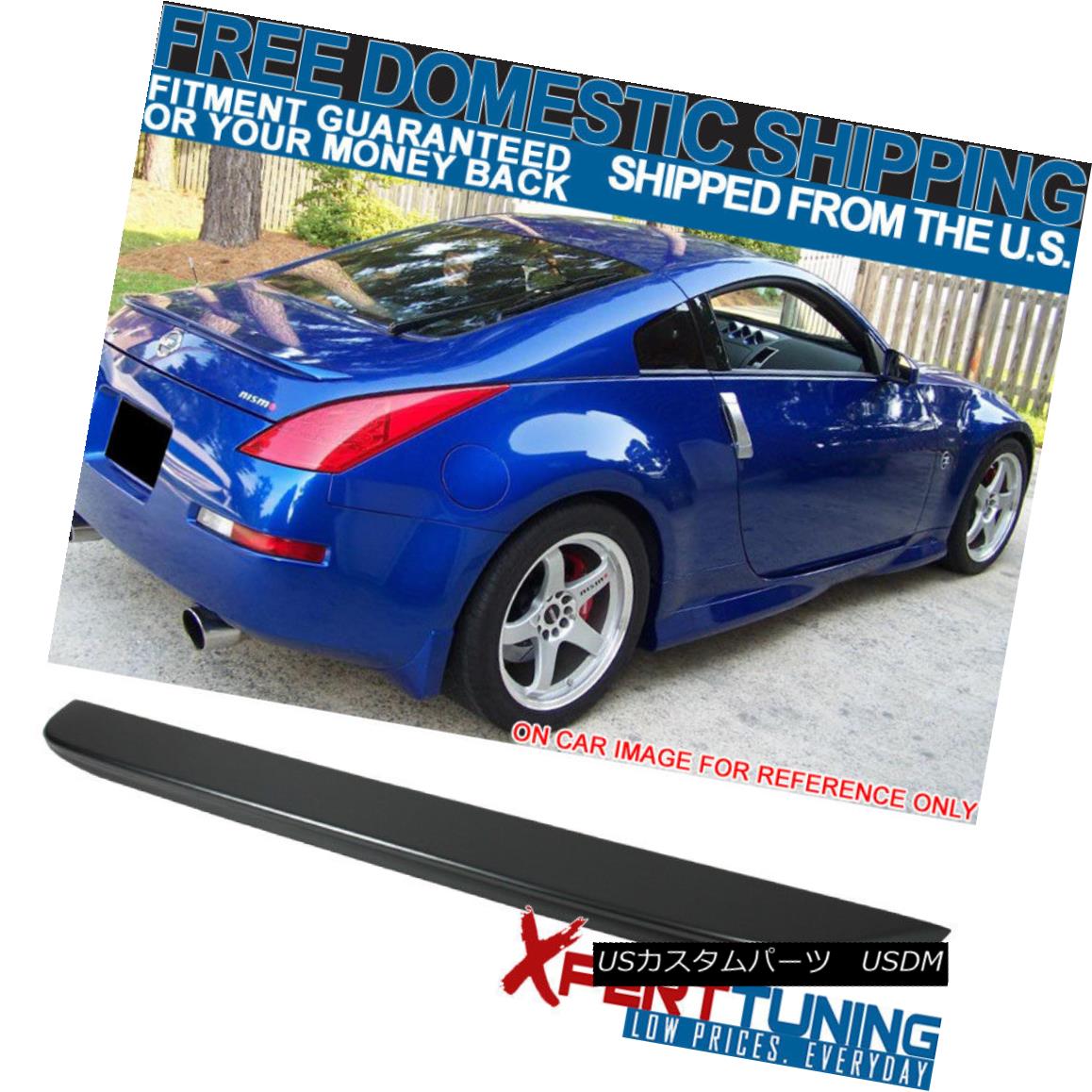 エアロパーツ Fits 03-08 350Z OE Style Trunk Spoiler Painted #WV2 Diamond Graphite Metallic フィット03-08 350Z OEスタイルトランクスポイラー＃WV2ダイヤモンドグラファイトメタリック塗装 【並行輸入品】