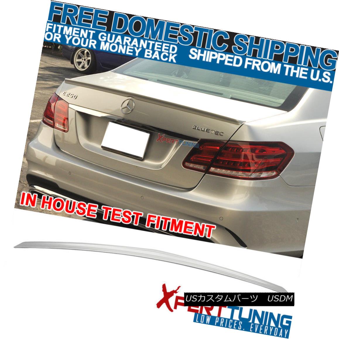 エアロパーツ Fit For 10-16 Benz E-Class W212 4Dr Sedan AMG Style #744 775 Trunk Spoiler フィット10-16ベンツEクラスW212 4DrセダンAMGスタイル＃744 775トランクスポイラー 【並行輸入品】