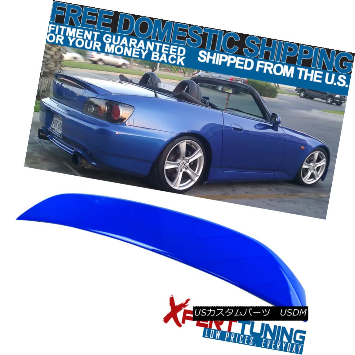 エアロパーツ 08-09 Honda S2000 ABS Trunk Spoiler Painted Apex Blue Pearl # B554P - ABS 08-09ホンダS2000 ABSトランクスポイラーペイントエイペックスブルーパール＃B554P - ABS 【並行輸入品】