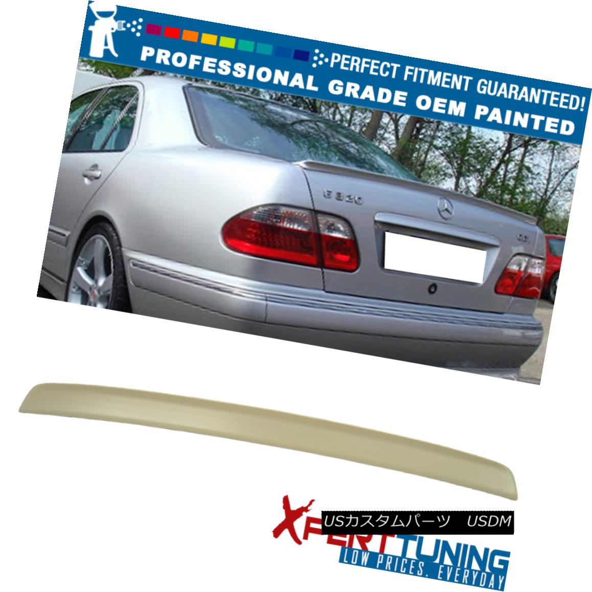 エアロパーツ 95-01 E-Class W210 4Dr ABT Style Painted ABS Trunk Spoiler - OEM Painted Color 95-01 EクラスW210 4Dr ABTスタイル塗装ABSトランク・スポイラー - OEM塗装カラー 【並行輸入品】