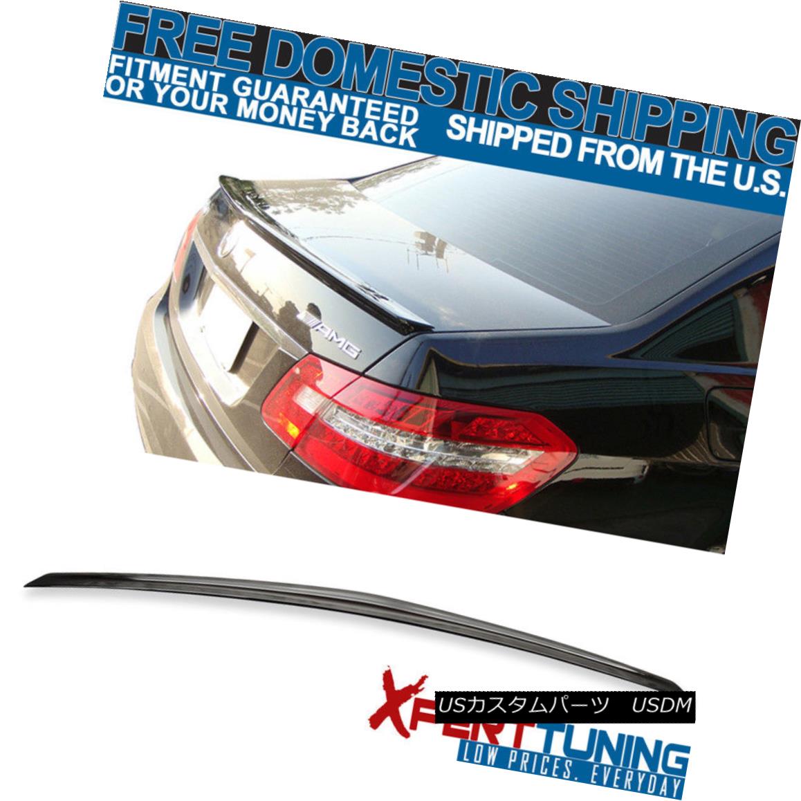 エアロパーツ Fit For 10-16 Benz E-Class W212 4Dr Sedan AMG Style #040 Black Trunk Spoiler フィット10-16ベンツEクラスW212 4DrセダンAMGスタイル＃040ブラックトランクスポイラー 【並行輸入品】｜カスタムパーツ WORLD倉庫