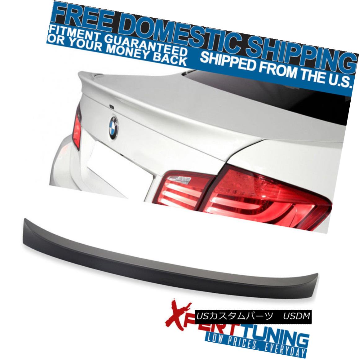 エアロパーツ 11 12 13 14 15 16 BMW F10 5 Series AC-S Style Trunk Spoiler Painted Matte Black 11 12 13 14 15 16 BMW F10 5シリーズAC-Sスタイルトランクスポイラー塗装マットブラック 【並行輸入品】