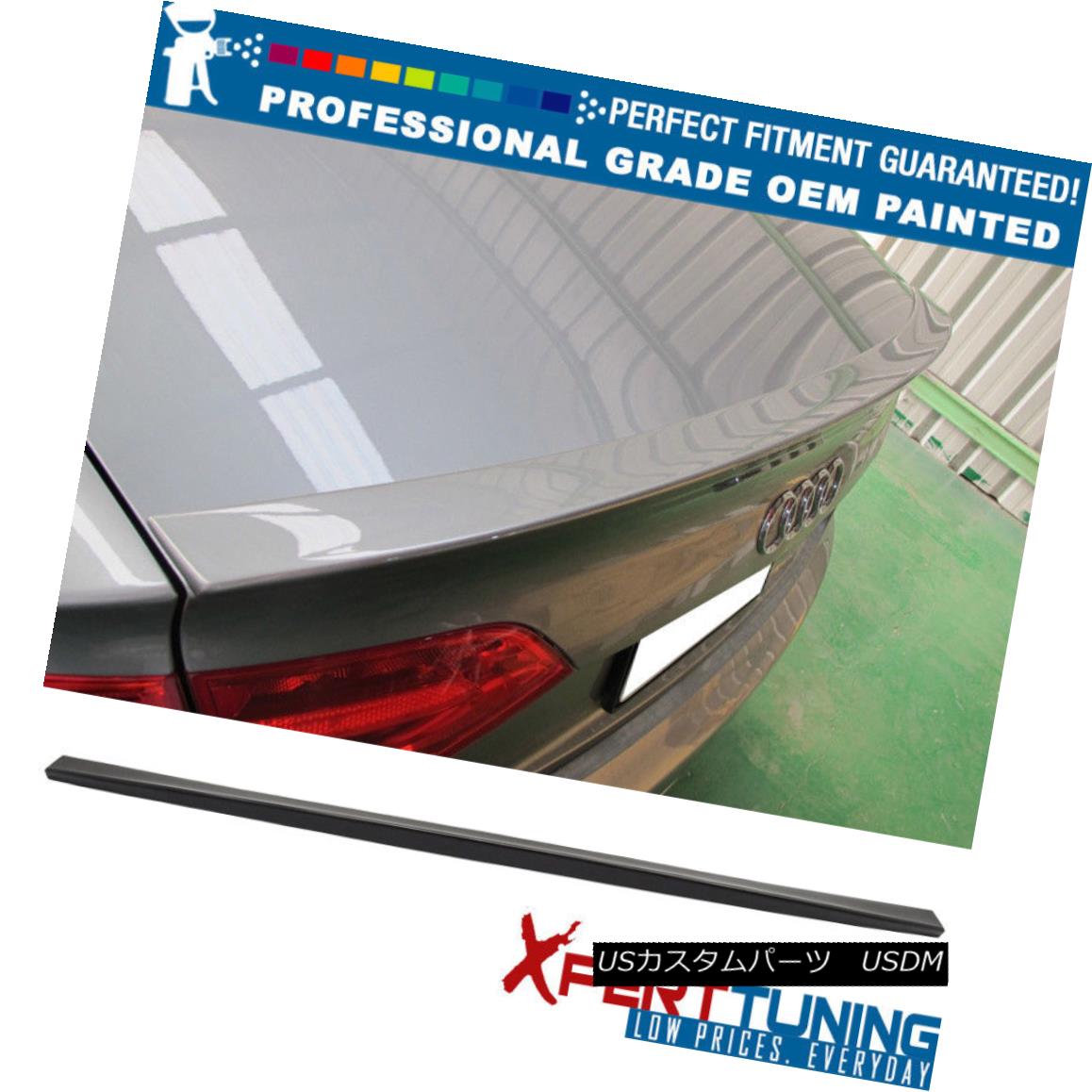 エアロパーツ 09-14 Audi A4 Quattro B8 4Dr DS Painted ABS Trunk Spoiler - OEM Painted Color 09-14アウディA4クワトロB8 4Dr DS塗装ABSトランク・スポイラー - OEM塗装カラー 【並行輸入品】