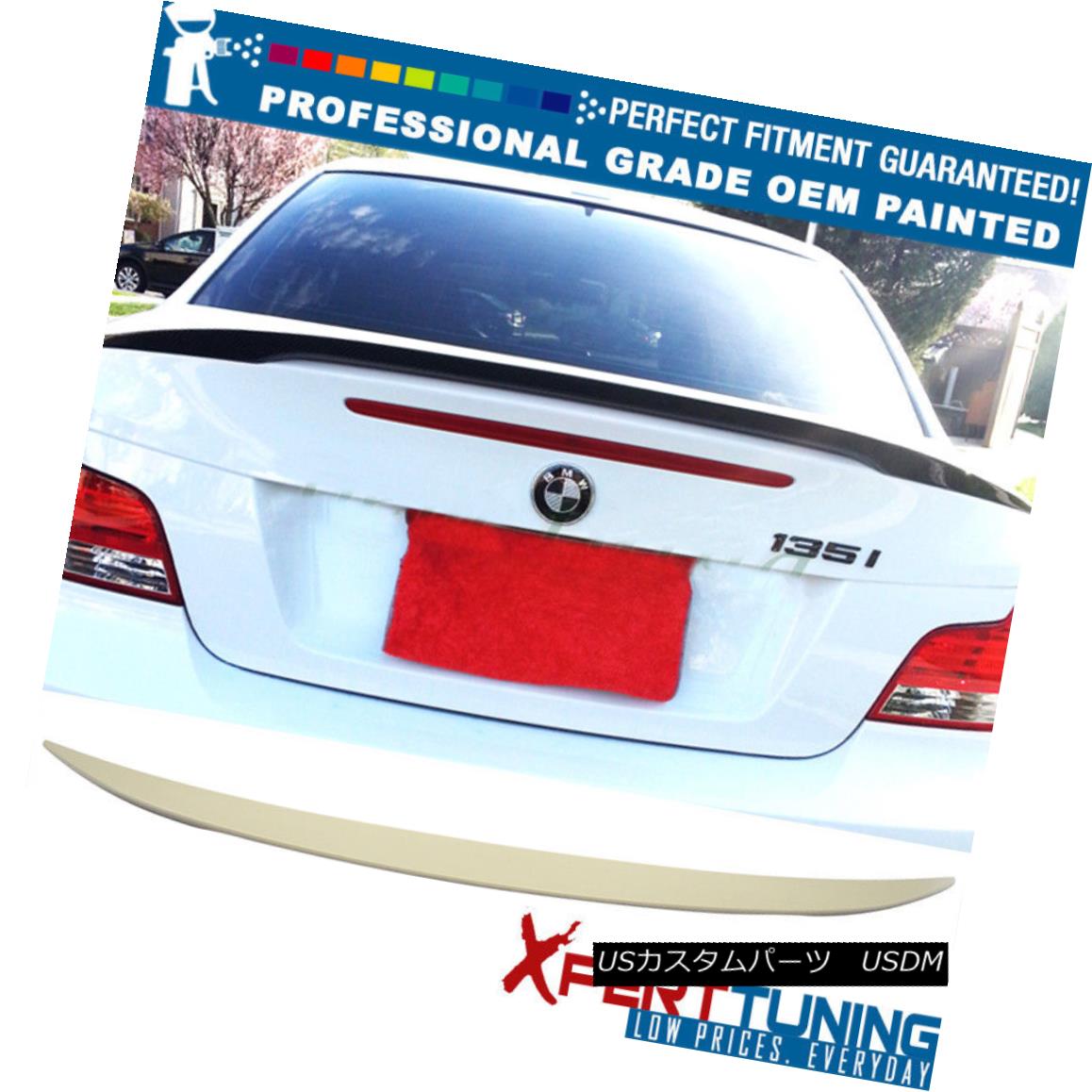 エアロパーツ 07-13 1-Series E82 2Dr Coupe Painted ABS Trunk Spoiler - OEM Painted Color 07-13 1シリーズE82 2Drクーペ塗装ABSトランク・スポイラー - OEM塗装色 【並行輸入品】｜カスタムパーツ WORLD倉庫