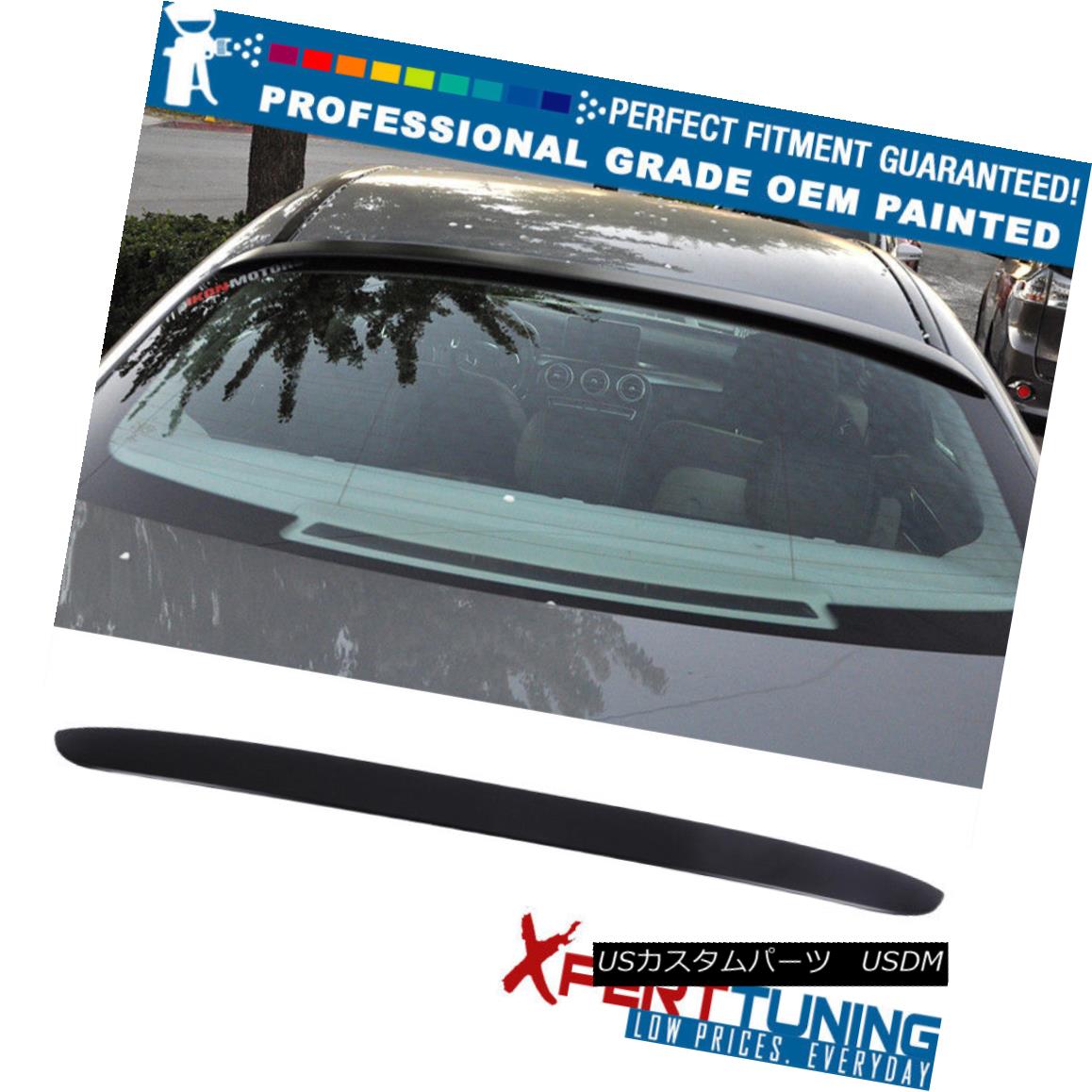 エアロパーツ 15-17 Benz C Class W205 OE Style Painted Roof Spoiler - OEM Painted Color 15-17ベンツCクラスW205 OEスタイル塗装ルーフスポイラー - OEM塗装カラー 【並行輸入品】