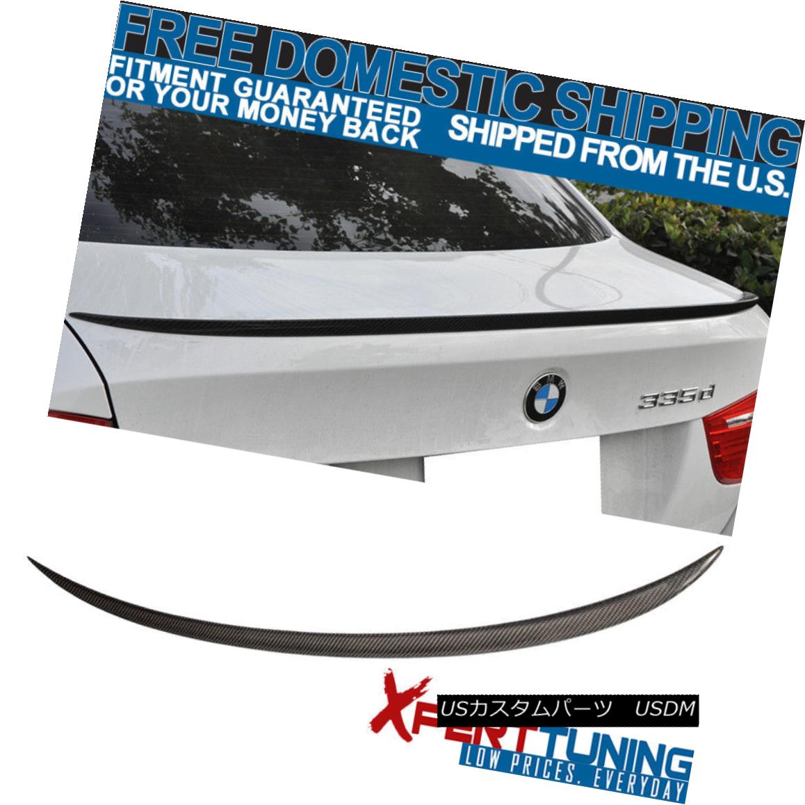エアロパーツ For 05-11 BMW 3-Series E90 4D Sedan M3 Carbon Fiber Rear CF Trunk Spoiler Wing 05-11 BMW 3シリーズE90 4DセダンM3カーボンファイバーリアCFトランクスポイラーウイング 【並行輸入品】｜カスタムパーツ WORLD倉庫