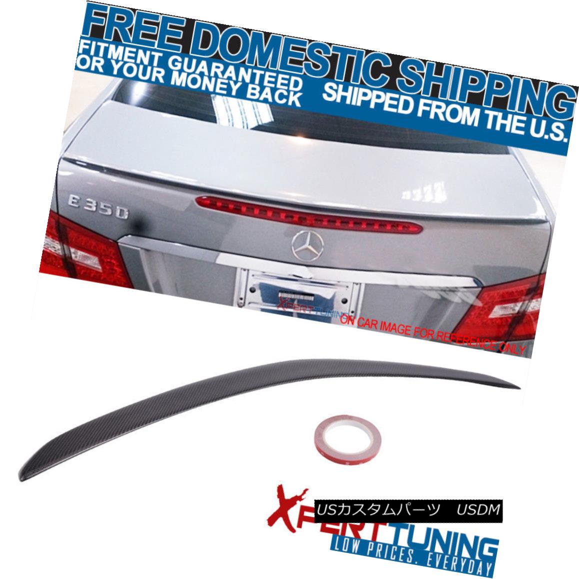 エアロパーツ 10-17 Benz C207 W207 E-class 2Dr AMG Style Trunk Spoiler - Carbon Fiber (CF) 10-17ベンツC207 W207 Eクラス2Dr AMGスタイルトランク・スポイラー - 炭素繊維（CF） 【並行輸入品】