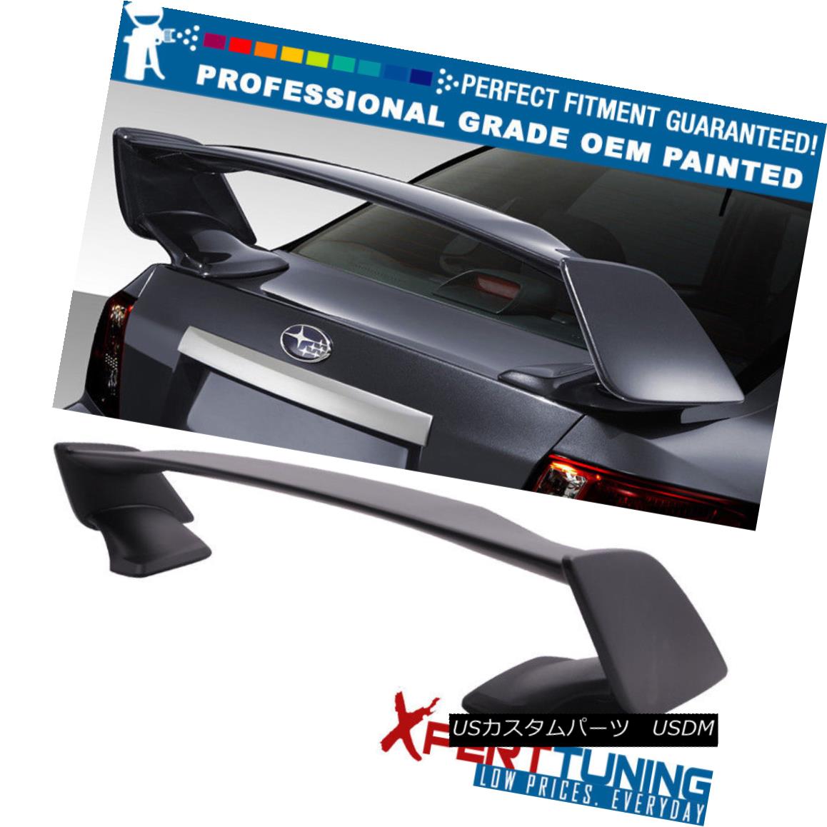 エアロパーツ Fit 08-14 Subaru Impreza WRX STI ABS Trunk Spoiler - OEM Factory Painted Color フィット08-14スバルインプレッサWRX STI ABSトランクスポイラー - OEM工場塗装色 【並行輸入品】