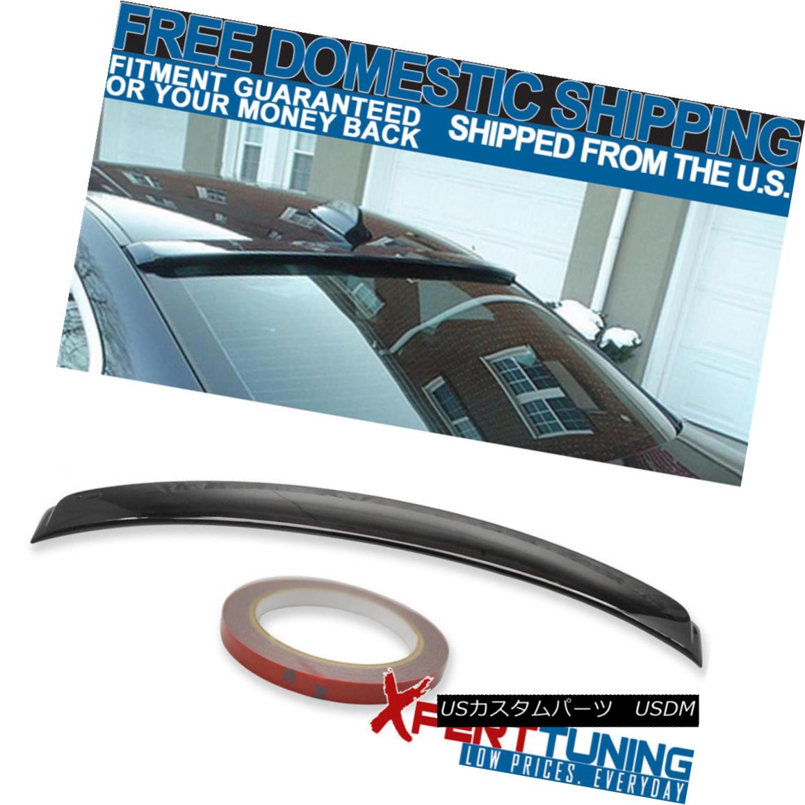 エアロパーツ 07 08 09 10 11 12 13 BMW 3 Series E92 AC Style Painted Jet Black Roof Spoiler 07 08 09 10 11 12 13 BMW 3シリーズE92 ACスタイルペイントジェットブラックルーフスポイラー 【並行輸入品】