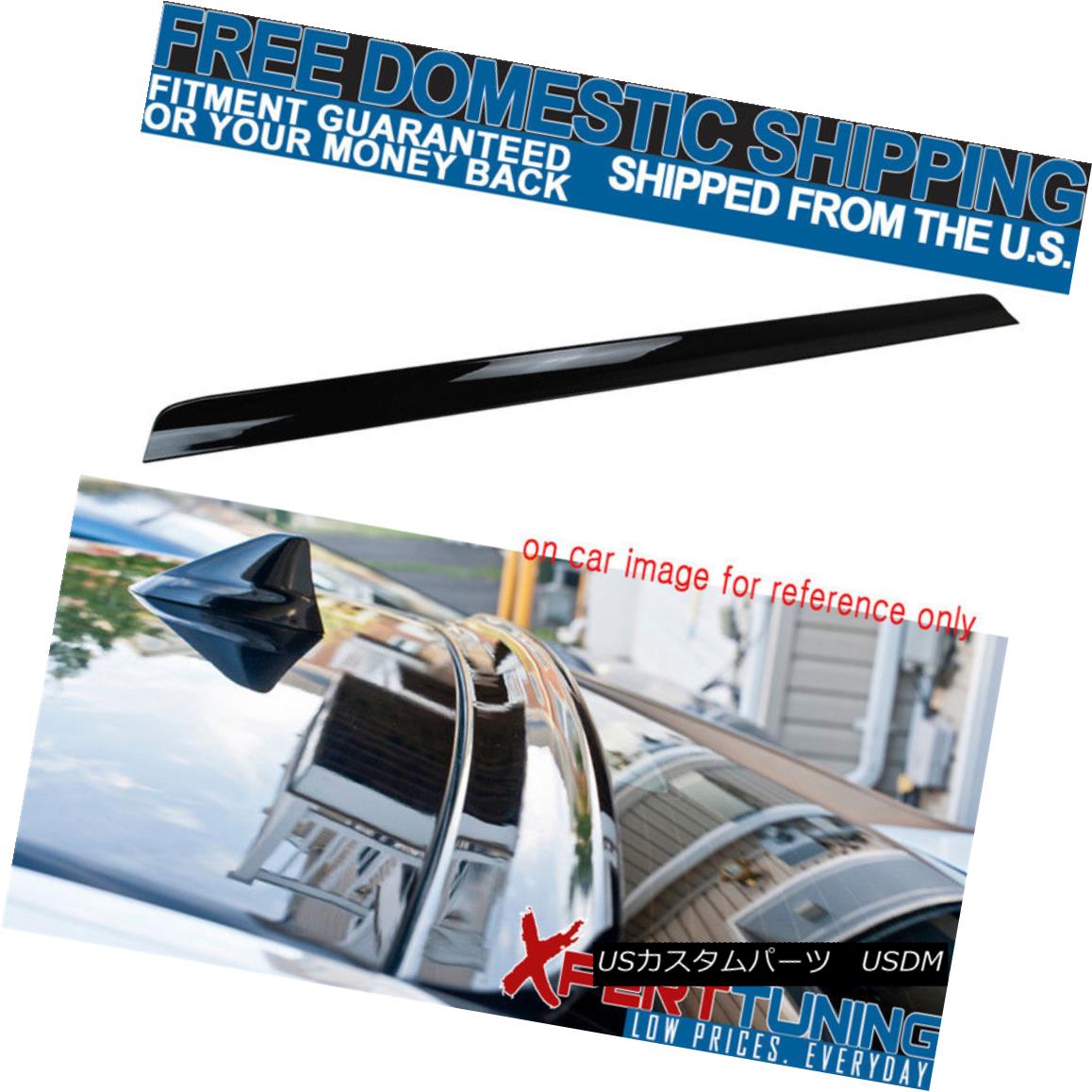 エアロパーツ Fit For 08-14 Benz W204 4Dr PU Flexible Rear Roof Spoiler Painted # 040 Black 08-14ベンツW204 4Dr PUフレキシブルリアルーフスポイラー#040黒塗装 【並行輸入品】|カスタムパーツ WORLD倉庫