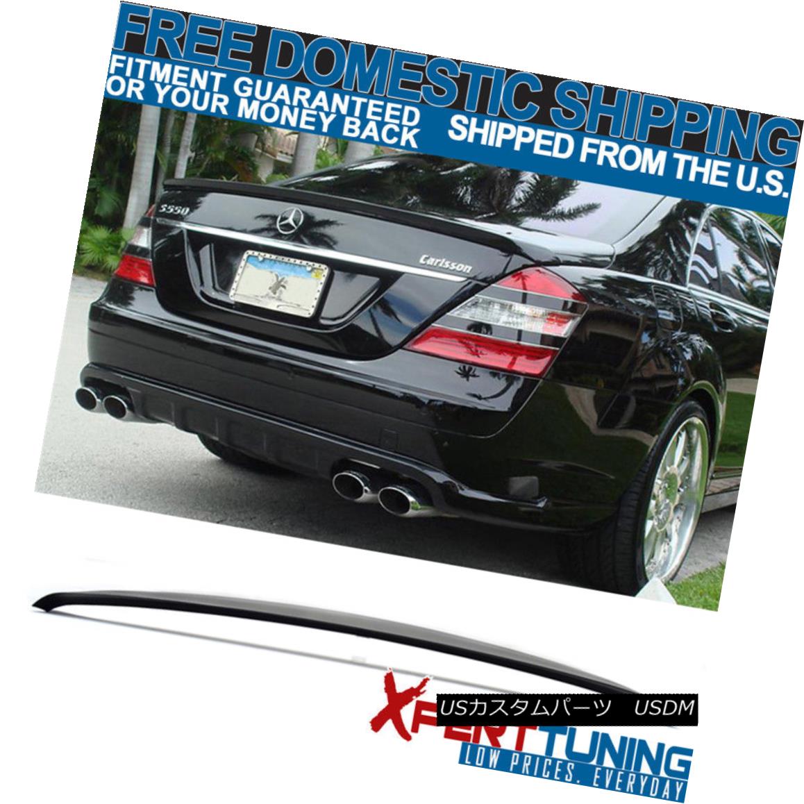 エアロパーツ Fit For 2007-2013 Benz S-Class W221 4Dr Sedan AMG Unpainted ABS Trunk Spoiler 2007-2013ベンツSクラスW221 4DrセダンAMG未塗装ABSトランク・スポイラー 【並行輸入品】|カスタムパーツ WORLD倉庫