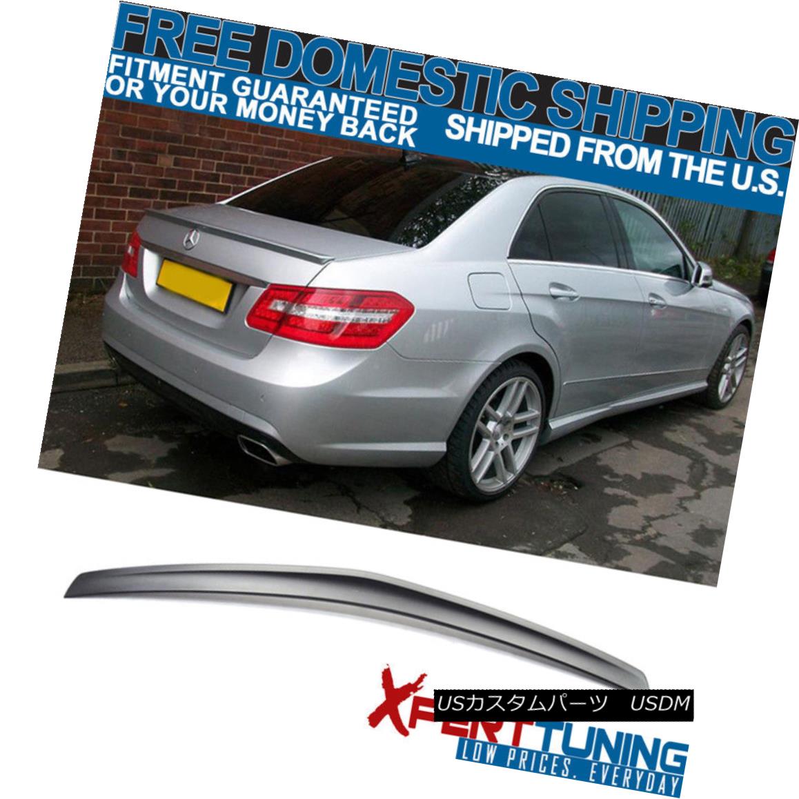 エアロパーツ Fit For 10-16 Benz E-Class W212 4Dr Sedan AMG Style Unpainted Trunk Spoiler 10-16ベンツEクラスW212 4DrセダンAMGスタイル未塗装トランク・スポイラーに適合 【並行輸入品】|カスタムパーツ WORLD倉庫