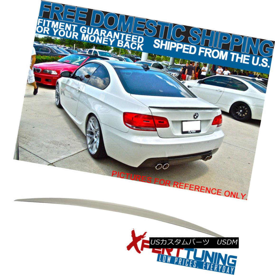 エアロパーツ 07-13 BMW 3-Series E92 Trunk 2Dr Performance Style Unpainted ABS Trunk Spoiler 07-13 BMW 3シリーズE92トランク2Drパフォーマンススタイル無塗装ABSトランク・スポイラー 【並行輸入品】