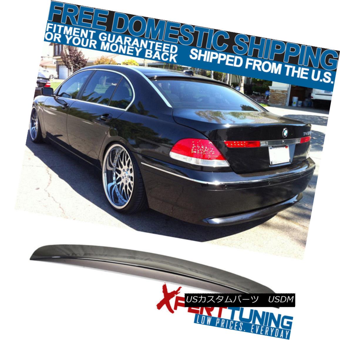 エアロパーツ 02-08 BMW E65 E66 7-Series #475 Black Sapphire Painted Roof Spoiler 02-08 BMW E65 E66 7シリーズ＃475ブラックサファイア塗装ルーフスポイラー 【並行輸入品】｜カスタムパーツ WORLD倉庫