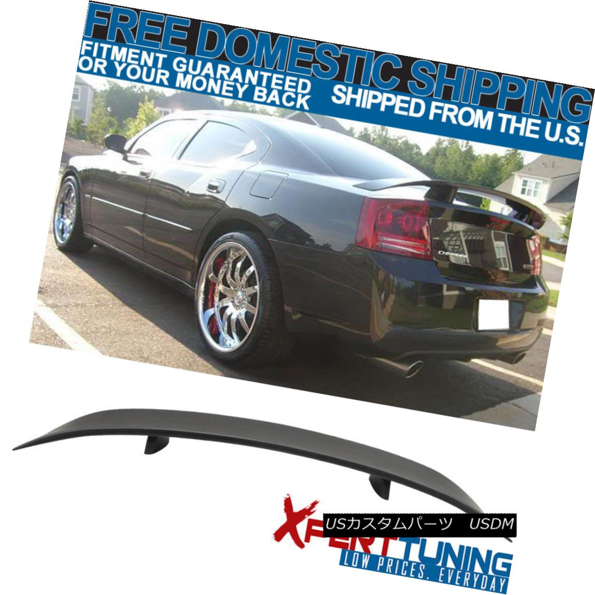 Spoiler Style Original Wing 車用品 Daytona エアロパーツ Rear Daytona 06 10 Fits Charger Spoiler Black Black Charger Charger Daytona Trunk Fits Trunk Matte Rear Matte 06 10 Wing Style Original