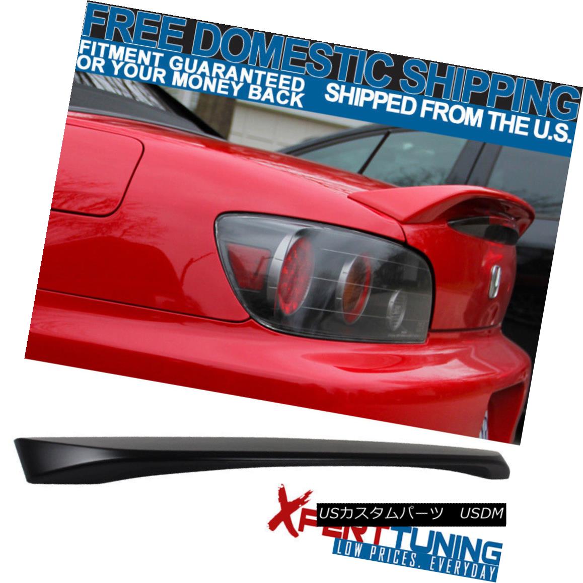 エアロパーツ 00-09 Honda S2000 S2K AP1 AP2 Convertible OE Style Unpainted ABS Trunk Spoiler 00-09ホンダS2000 S2K AP1 AP2コンバーチブルOEスタイル無塗装ABSトランク・スポイラー 【並行輸入品】