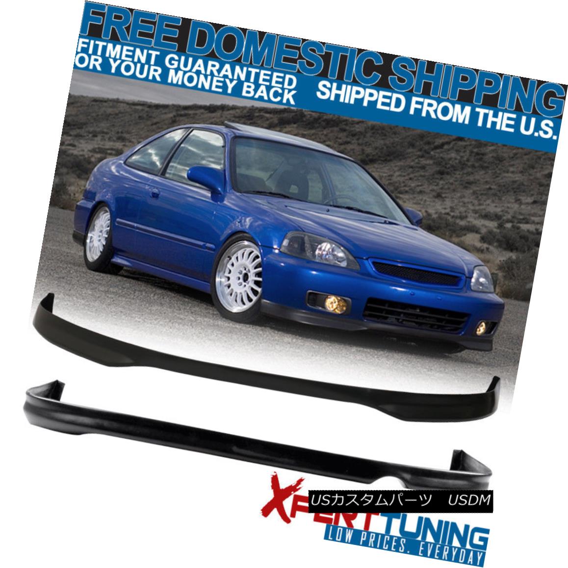 エアロ一節 Fits 1996 1998 Honda Civic Ek 2 4dr T R Polypropylene Front Rear Bumper Lip 適う1996 1998ホンダシビックek 2 4dr T Rポリプロピレン前 リアバンパーリップ Pghintheround Com