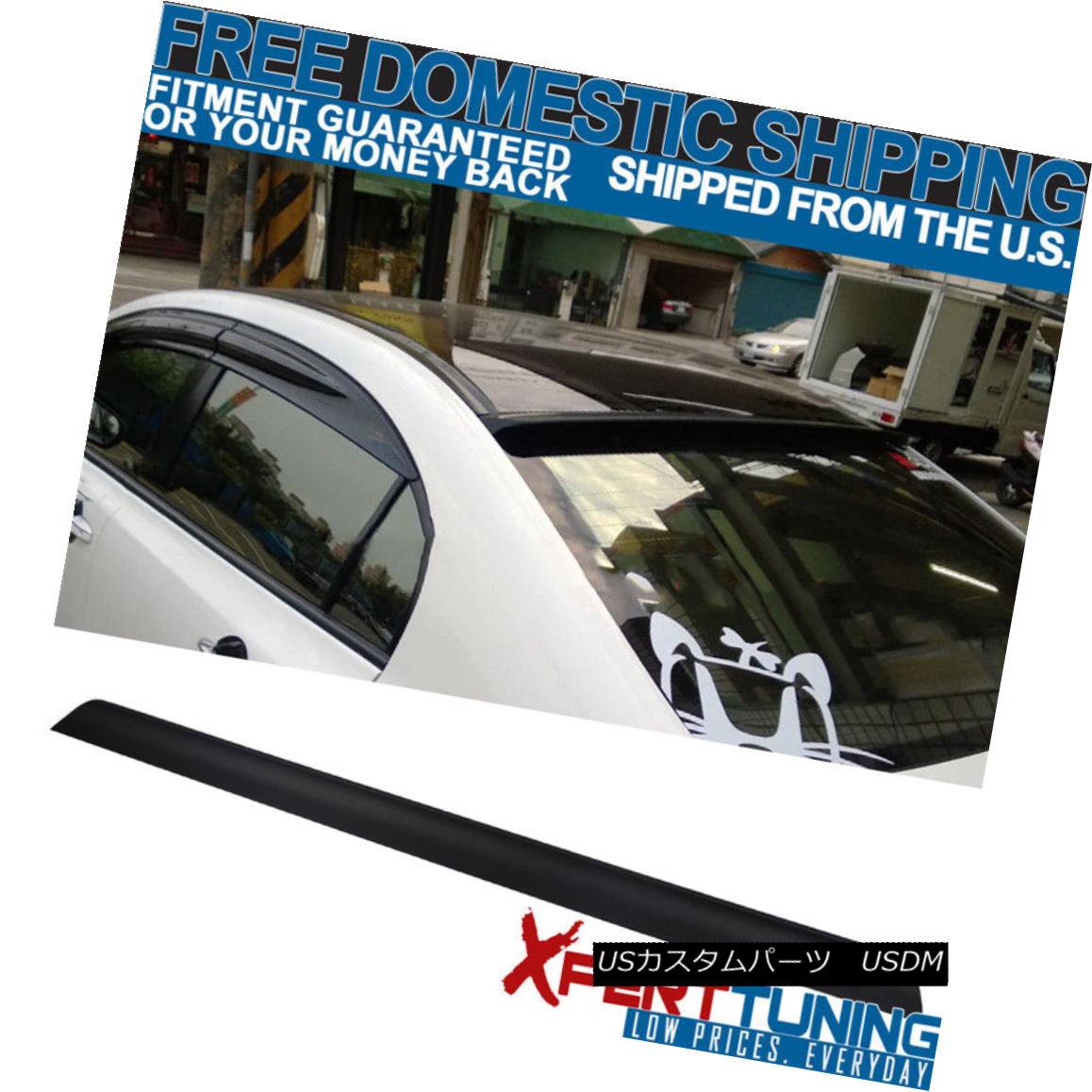 エアロパーツ Fit For 06-10 Ford Fusion 4Dr Unpainted PU Flexible Rear Roof Spoiler 6~10フォードフュージョン4Dr未塗装PUフレキシブルリアルーフスポイラー 【並行輸入品】｜カスタムパーツ WORLD倉庫