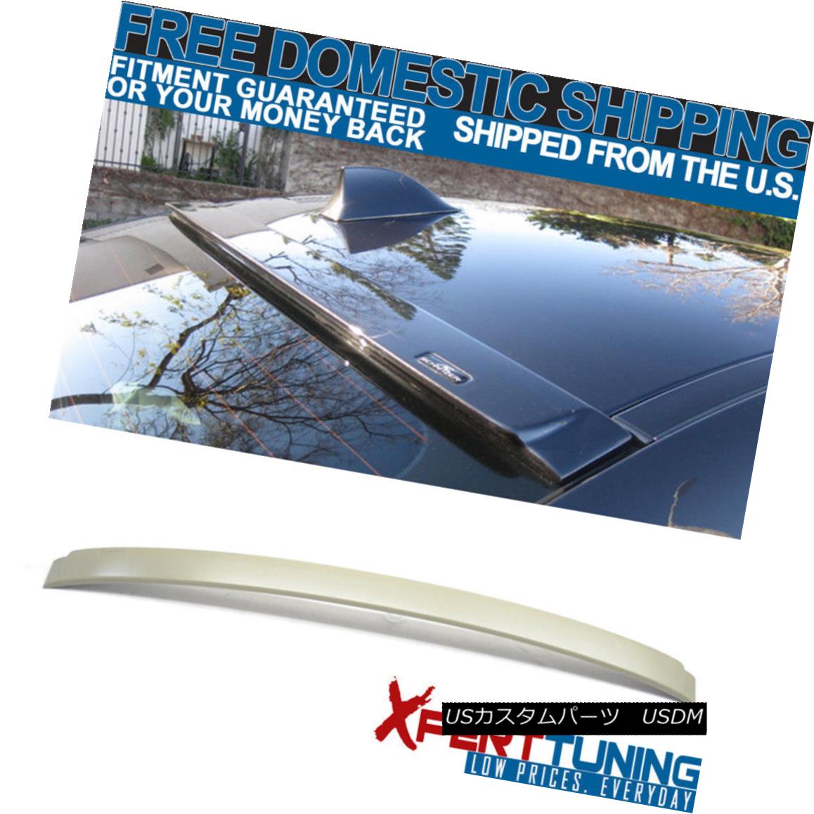 エアロパーツ Open Box Fits 11-16 BMW 5 Series F10 AC Style Unpainted Roof Spoiler - ABS オープンボックスは11-16に適合BMW 5シリーズF10 ACスタイル未塗装ルーフスポイラー - ABS 【並行輸入品】