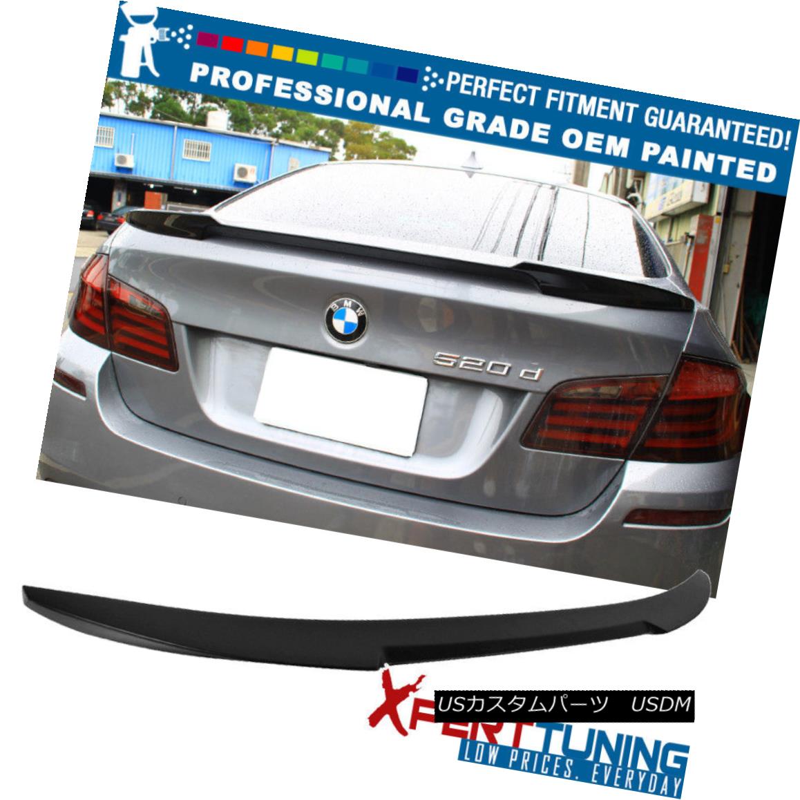 エアロパーツ 11-16 BMW F10 5-Series Sedan 4Dr M4 Style ABS Trunk Spoiler - OEM Painted Color 11-16 BMW F10 5シリーズセダン4Dr M4スタイルABSトランク・スポイラー - OEM塗装カラー 【並行輸入品】