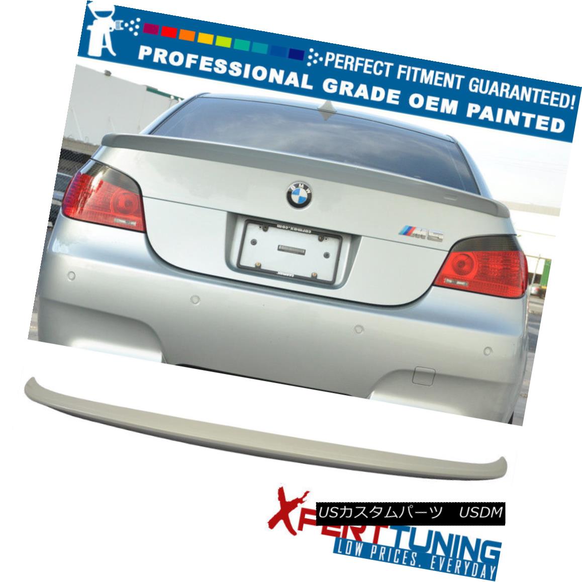 エアロパーツ 04-10 BMW 5 Series E60 AC Style Painted ABS Trunk Spoiler - OEM Painted Color 04-10 BMW 5シリーズE60 ACスタイル塗装ABSトランク・スポイラー - OEM塗装カラー 【並行輸入品】 102,190円