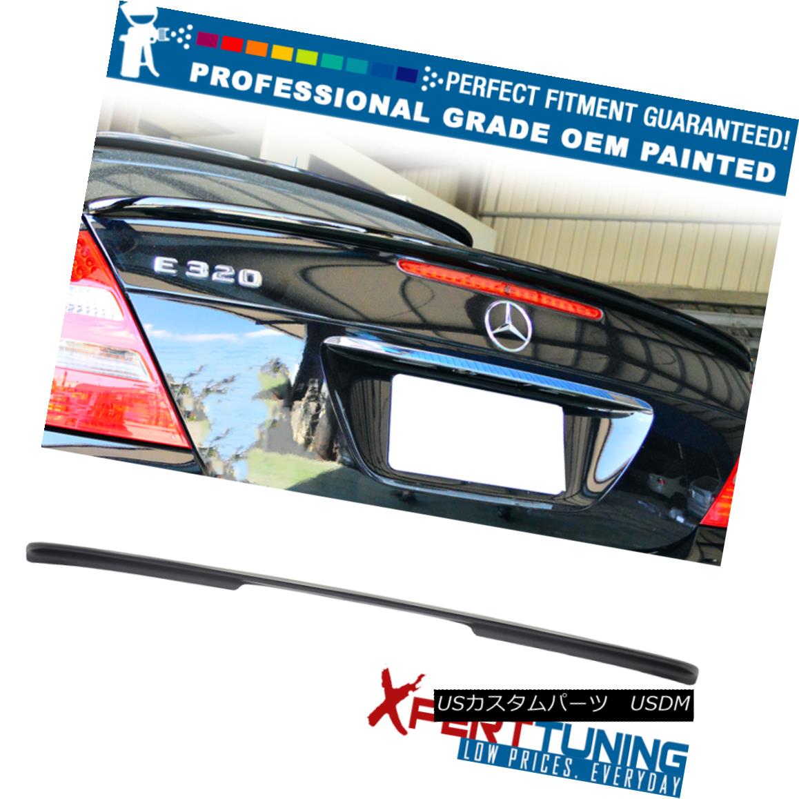 エアロパーツ 03-09 E-Class W211 4Dr AMG Style Painted ABS Trunk Spoiler - OEM Painted Color 03-09 EクラスW211 4Dr AMGスタイル塗装ABSトランク・スポイラー - OEM塗装カラー 【並行輸入品】｜カスタムパーツ WORLD倉庫