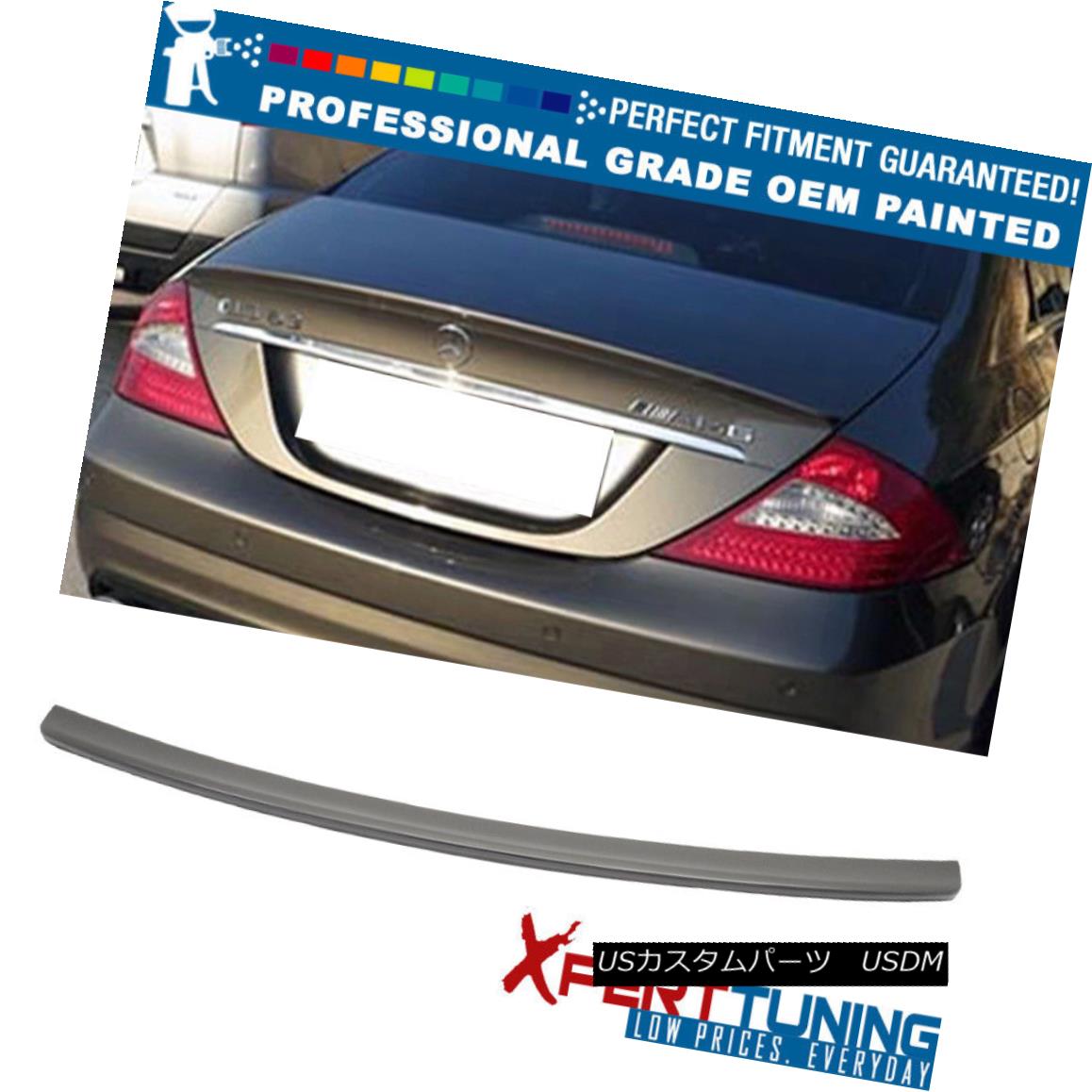 エアロパーツ 05-10 CLS-Class W219 4Dr AMG Style Painted Trunk Spoiler - OEM Painted Color 05-10 CLSクラスW219 4Dr AMGスタイル塗装トランク・スポイラー - OEM塗装カラー 【並行輸入品】