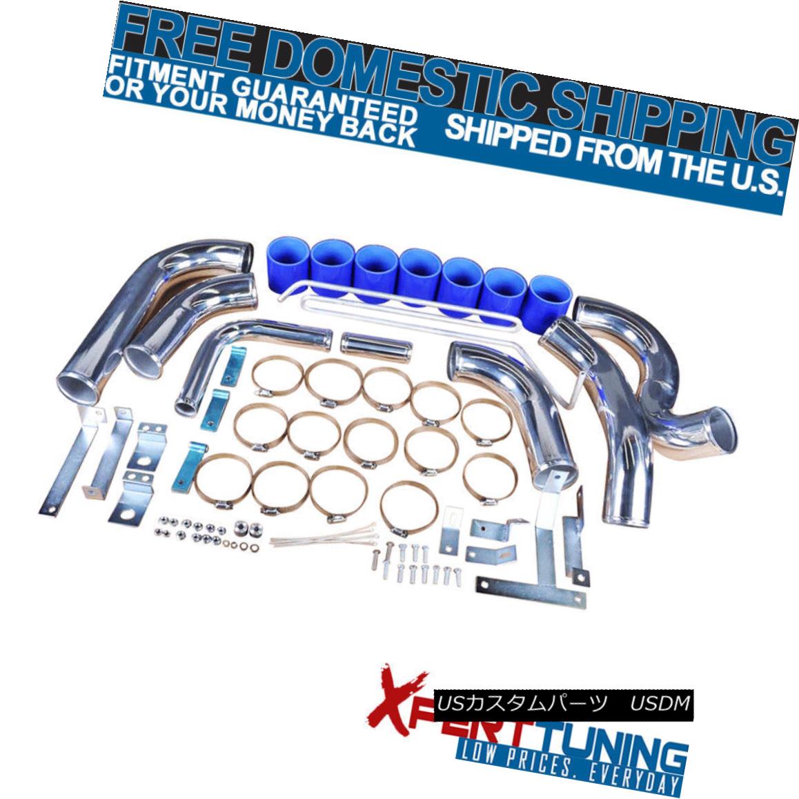 エアロパーツ Fits 93-97 Mazda RX7 2Dr Intercooler Piping Turbo 3-Ply Polished Aluminum フィット93-97マツダRX7 2Drインタークーラー配管ターボ3プライポリッシュアルミニウム 【並行輸入品】