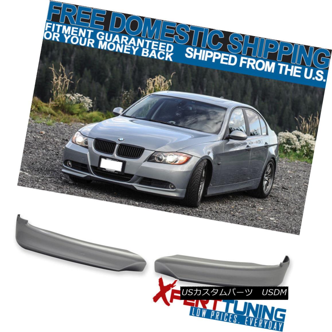 エアロパーツ 06 07 08 3 Series E90 OE Front Splitter Lip Spoiler Painted #354 Titanium Silver 06 07 08 3 Series E90 OEフロントスプリッタリップスポイラー＃354チタンシルバー 【並行輸入品】