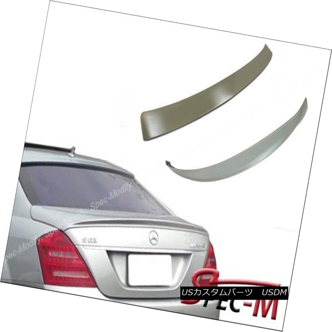 エアロパーツ 040 Black AMG Trunk Spoiler + Roof Lip Fits W221 S400 S430 S500 S550 S63 07-13 040ブラックAMGトランク・スポイラー+ルーフ・リップ・フィットW221 S400 S430 S500 S550 S63 07-13 【並行輸入品】