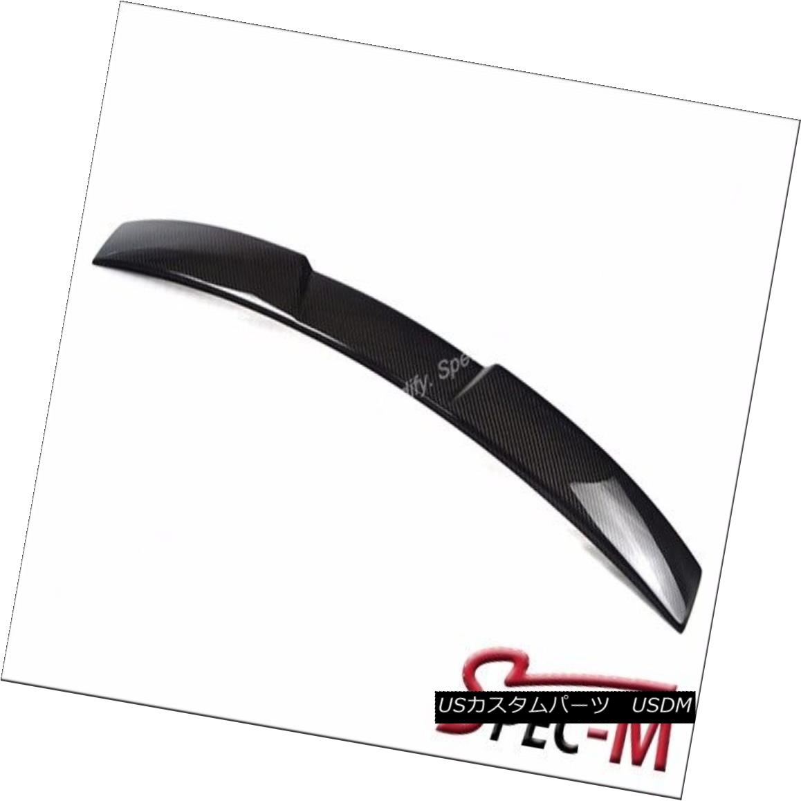 エアロパーツ For 15-16 Subaru WRX STI V Style Roof Spoiler Carbon Fiber CF 15-16スバルWRX STI VスタイルルーフスポイラーカーボンファイバーCF用 【並行輸入品】