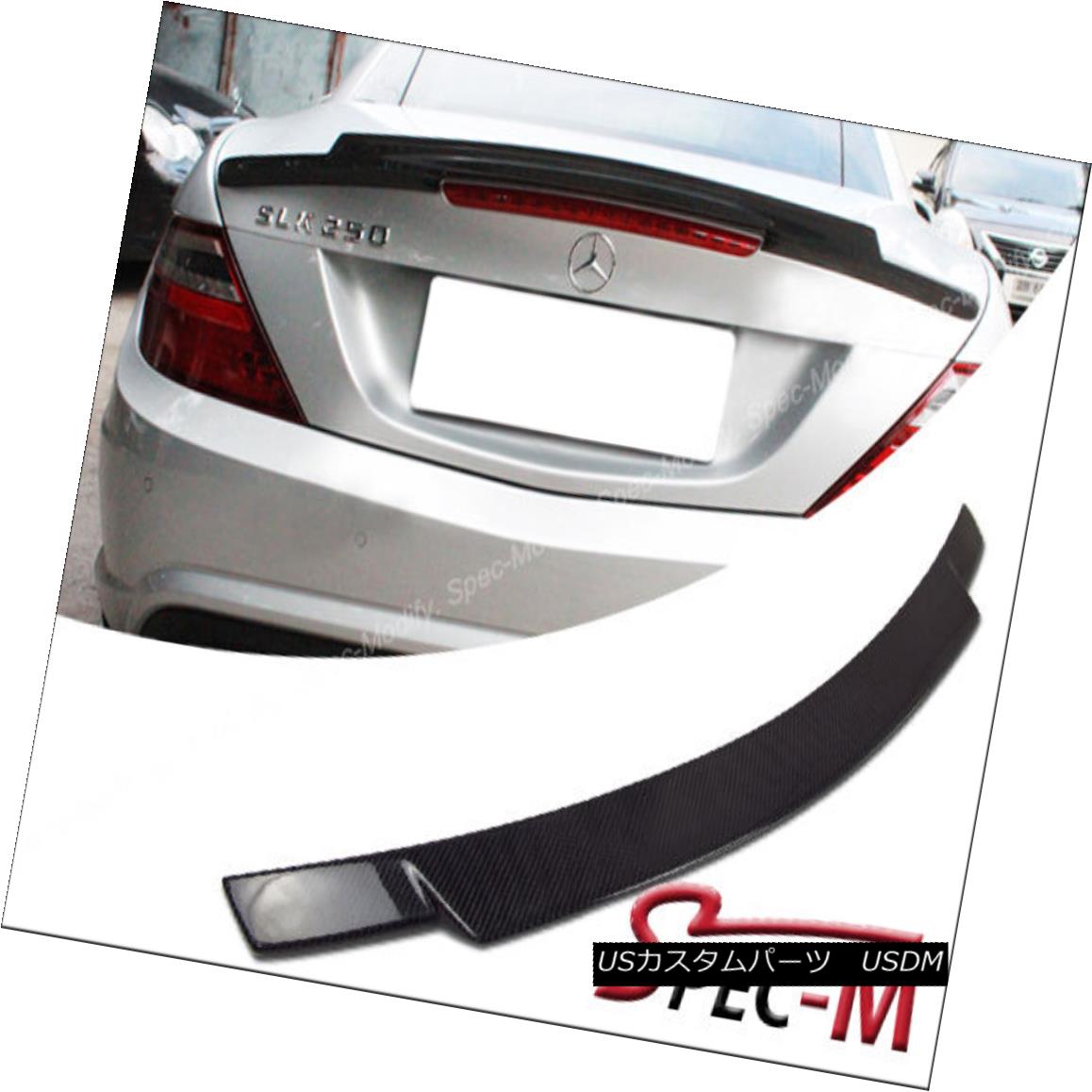 エアロパーツ R172 SLK250 SLK350 V Type Carbon Fiber Trunk Lip Spoiler SLK55AMG 2012+ SLK AMG R172 SLK250 SLK350 V型炭素繊維トランクリップスポイラーSLK55AMG 2012+ SLK AMG 【並行輸入品】
