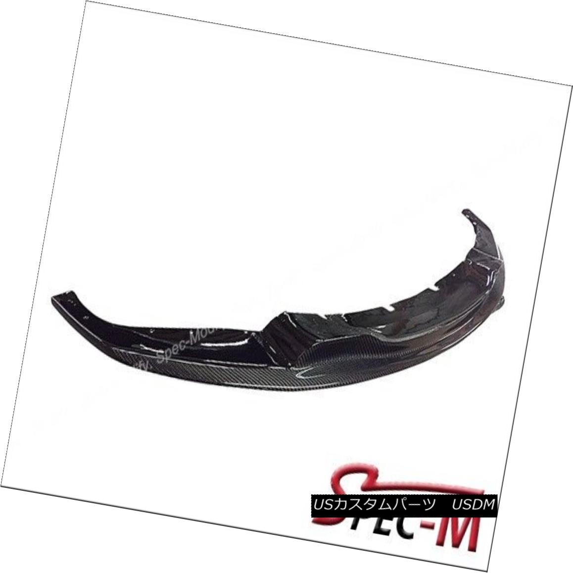 エアロパーツ AK Style Carbon Fiber Front Bumper Lip Spoiler For BMW 328i 335i F30 F31 12-15 AKスタイルカーボンファイバーフロントバンパーリップスポイラーBMW 328i 335i F30 F31 12-15 【並行輸入品】