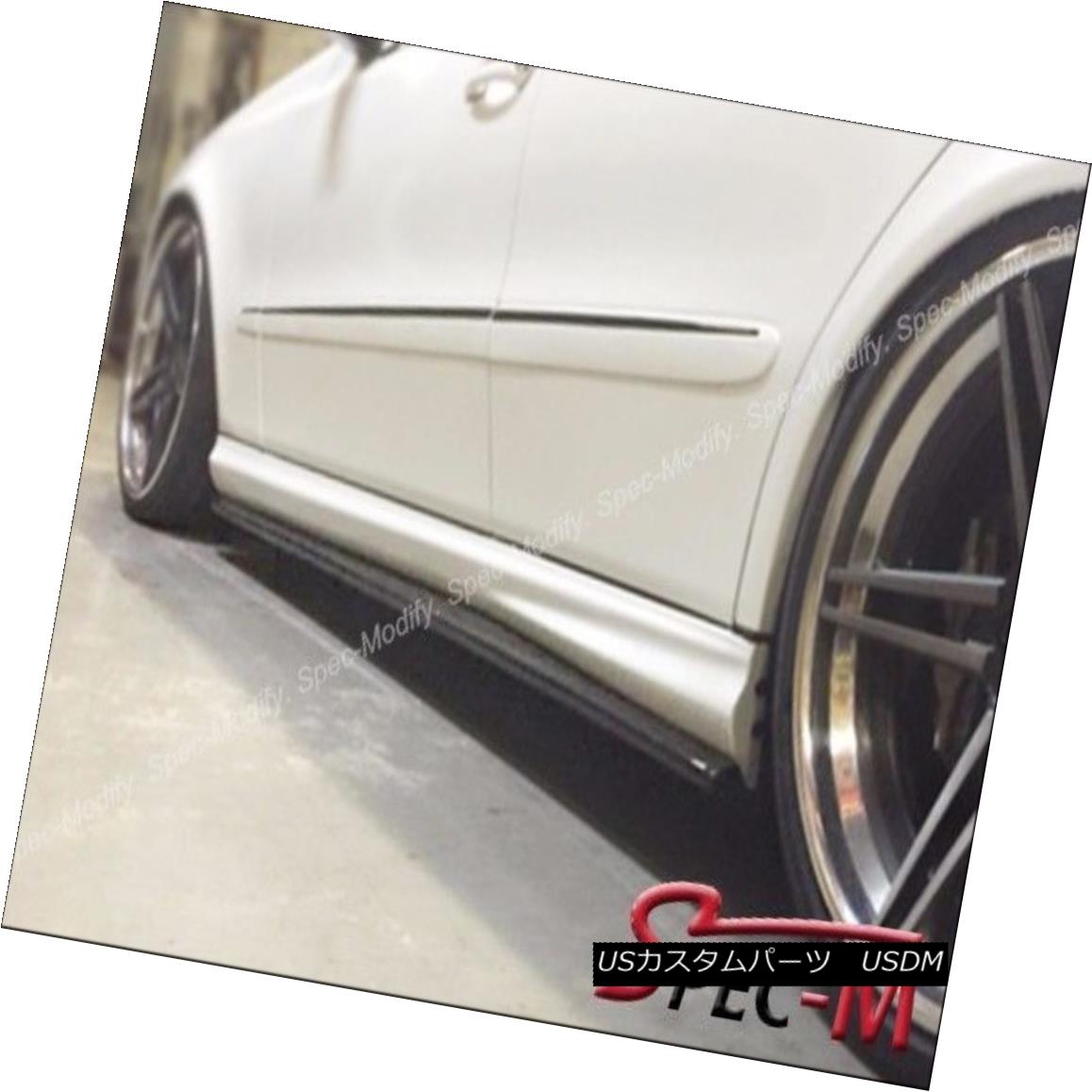 エアロパーツ CARBON FIBER DP STYLE SIDE SKIRTS LIP for MERCEDES W211 E55 E63 AMG 2004-2009 MERCEDES W211 E55 E63 AMG 2004-2009用カーボンファイバーDPスタイルのスカートリップ 【並行輸入品】｜カスタムパーツ WORLD倉庫